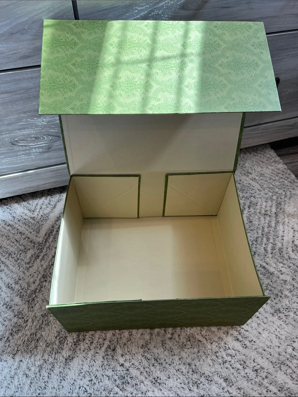 Gucci Green Patterned Magnetic Gift Box